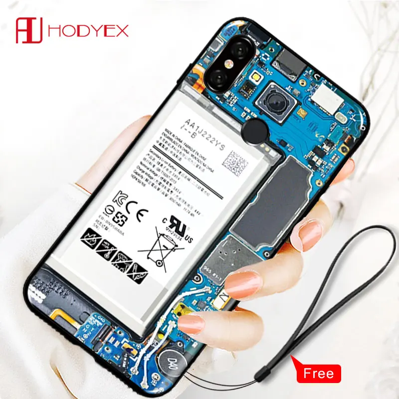 Новый Модный чехол для Xiaomi mi a2 lite мягкий из ТПУ xiaomi Redmi Note5 6x s2 mix2s 8 8SE довольно