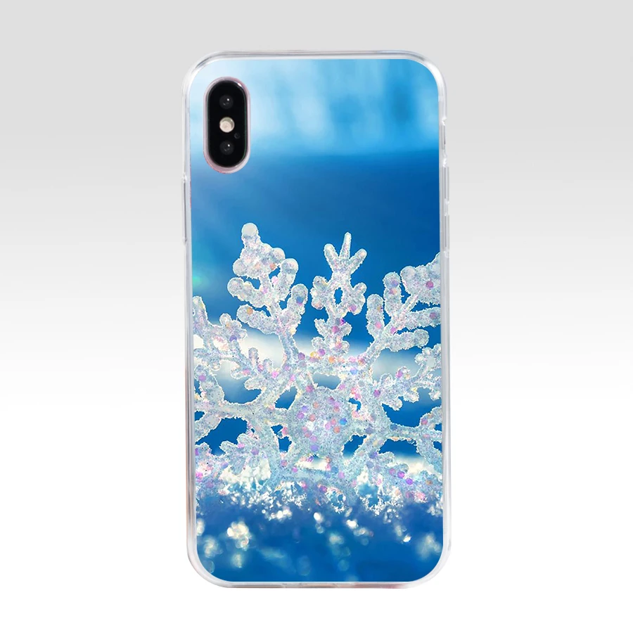 79AQ стекло с изображением мороза снега зимы чехол для телефона из мягкого
