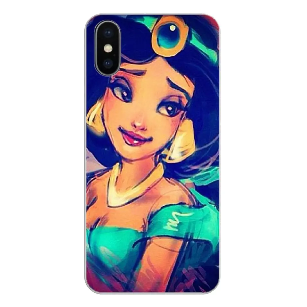 Soft TPU Phone Cover Aladdin Jasmine Princess Tattoo Girl Alice Ariel For LG G7 Q6 Q7 Q8 Q9 V30 X Power 2 3 OnePlus 3T 5T 6T |