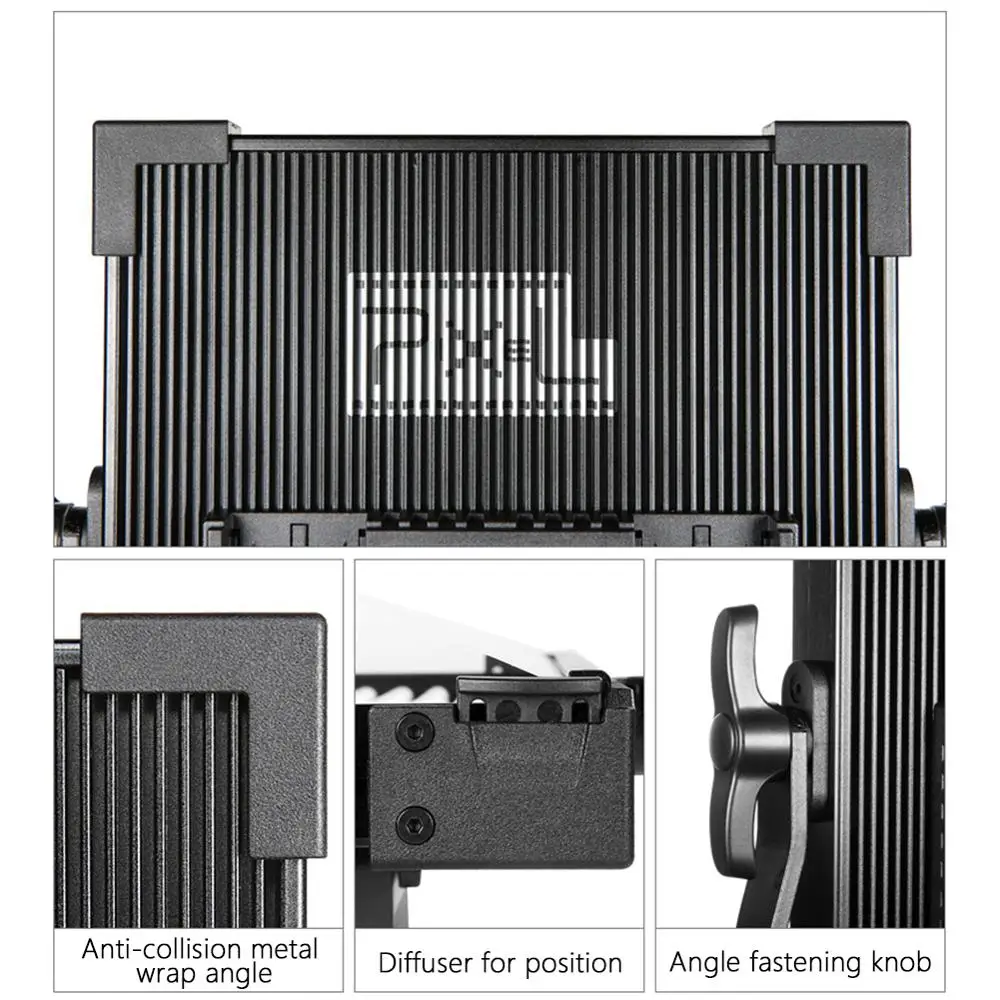 Pixel P45C LED освещение для видеосъемки Регулируемый двухцветный 3000 K 8000 ЖК дисплей