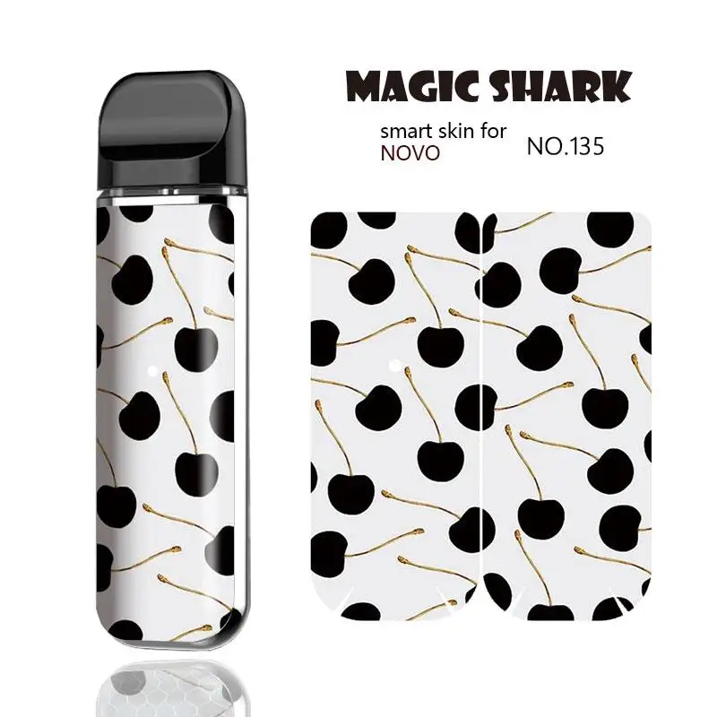 Magic Shark Toroto Cherry Skull GTA Mario Evil Crayon Shinchan V-Vendetta Пленка чехол наклейка для Smok Novo 131-150 |