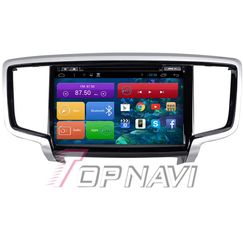 Автомобильный dvd плеер Topnavi 10 2 дюйма четырехъядерный Android 6 0 gps навигация для Odyssey