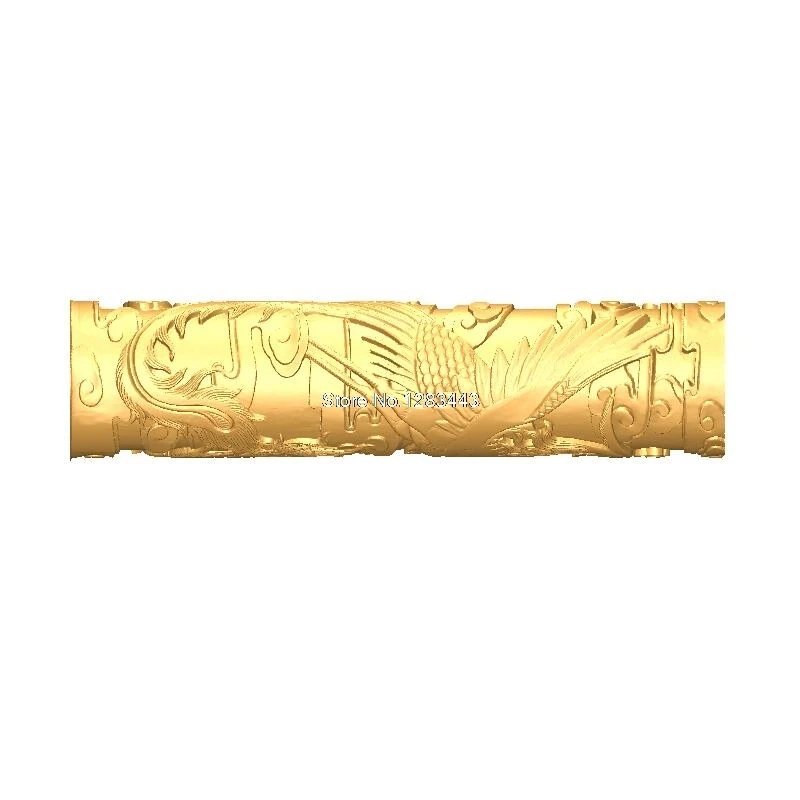 Рельеф Baluster_pillars_phoenix 3d для СТЛ моделей с ЧПУ форматные столбы модель рельефа artcam