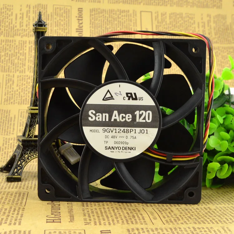 Бесплатная доставка. 120 9 gv1248p1j01 Вентилятор 48 в 0 75 A Сервер.|server fan|120 fanfan |