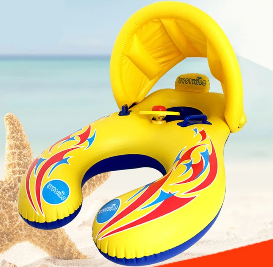 Надувное детское кольцо для плавания родителей и детей детская надувная лодка с