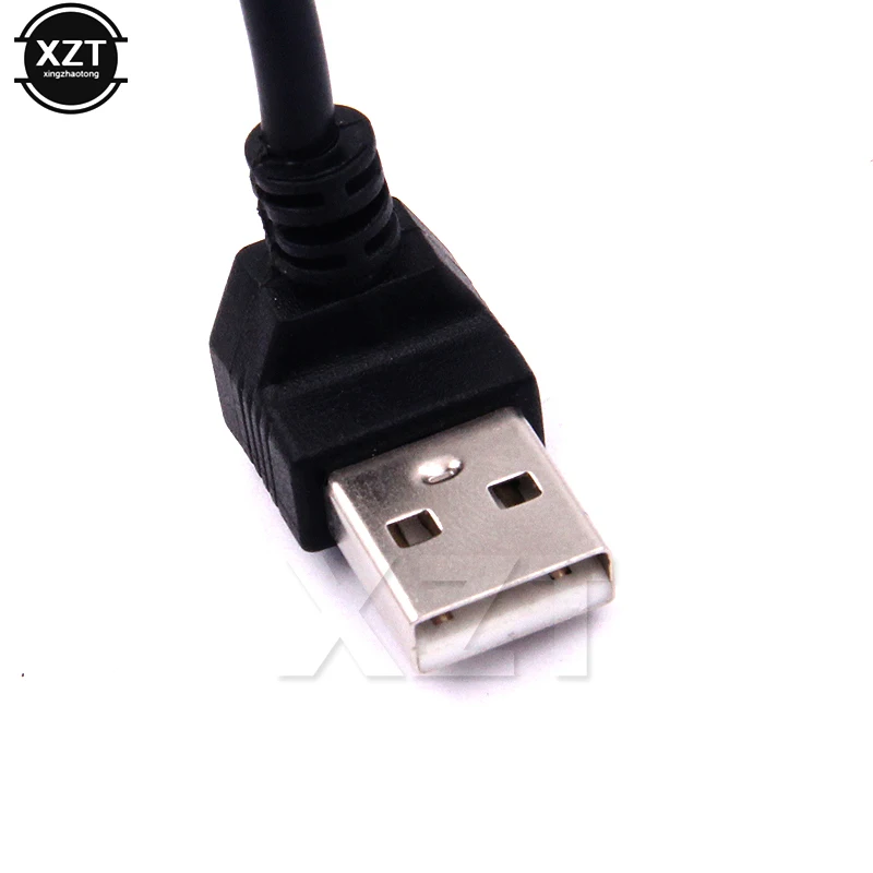 Черные туфли высокого качества 1 шт 20 см влево/вправо под углом 90 градусов USB 2 0 Тип