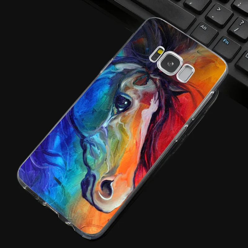 N461 водонепроницаемый конский Мягкий силиконовый чехол из ТПУ для Samsung Galaxy S5 S6 S7 S8