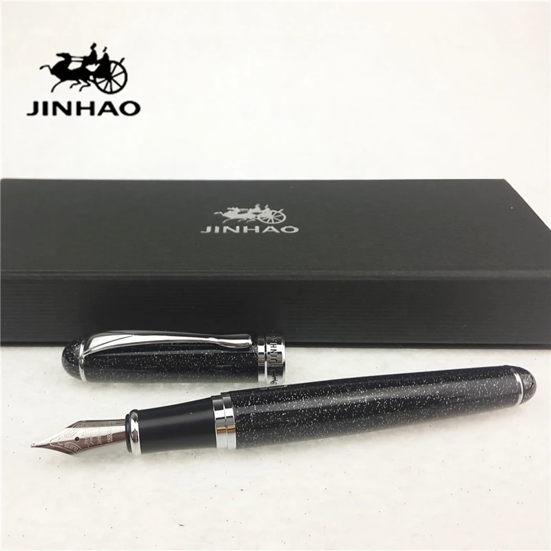 1 шт./лот Jinhao X750 авторучка 7 цветов черный/белый/красный серебряный зажим 18KGP Canetas