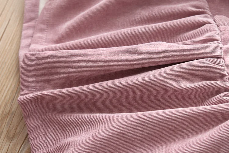 Ограниченное предложение, новое однотонное детское платье vestido infantil платье с длинными рукавами для девочек в Корейском стиле осенне-зимние Бархатные платья для малышей