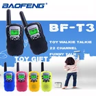 2 шт Baofeng BF-T3 PMR446 иди и болтай Walkie Talkie иди и лучший подарок для детей радио Ручной T3 мини Беспроводной двухстороннее радио детские игрушки Woki Токи