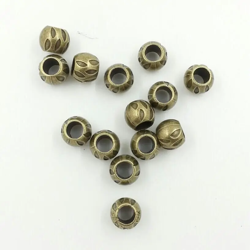 

Diy Big Hole Beads Bronze Alloy Beads Fit Europe Beads Bracelets Jewelry Findings 30pcs T719