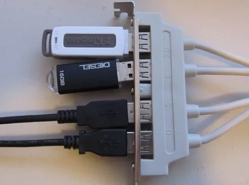4 разъём(ов) USB 2.0 концентраторы материнская плата хост адаптер чехол планка на