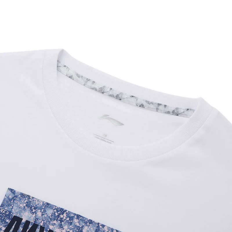 Li-Ning Women The Trend T-Shirts Regular Fit 100% Cotton Comfort Breathable LiNing li ning Sport Tees T-shirts AHSN452 WTS1441 | Спорт и