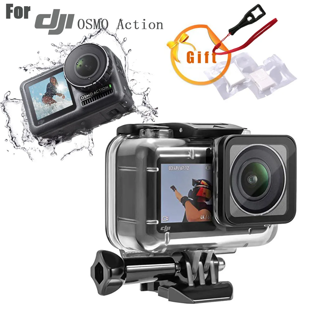 Водонепроницаемый чехол для экшн-камеры DJI OSMO 61 м | Электроника