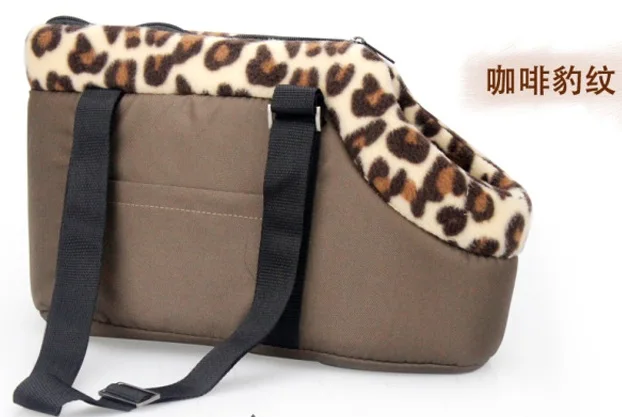 Сумка переноска для домашних животных с леопардовым принтом 2017|small dog bag|pet carrierdog