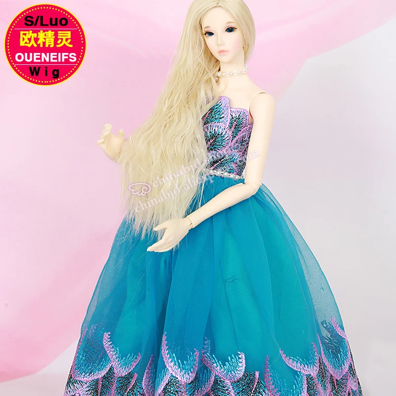 Парик для куклы BJD 1/4 bjd sd Размер 4 5 6 дюймов высокая температура Детские волосы