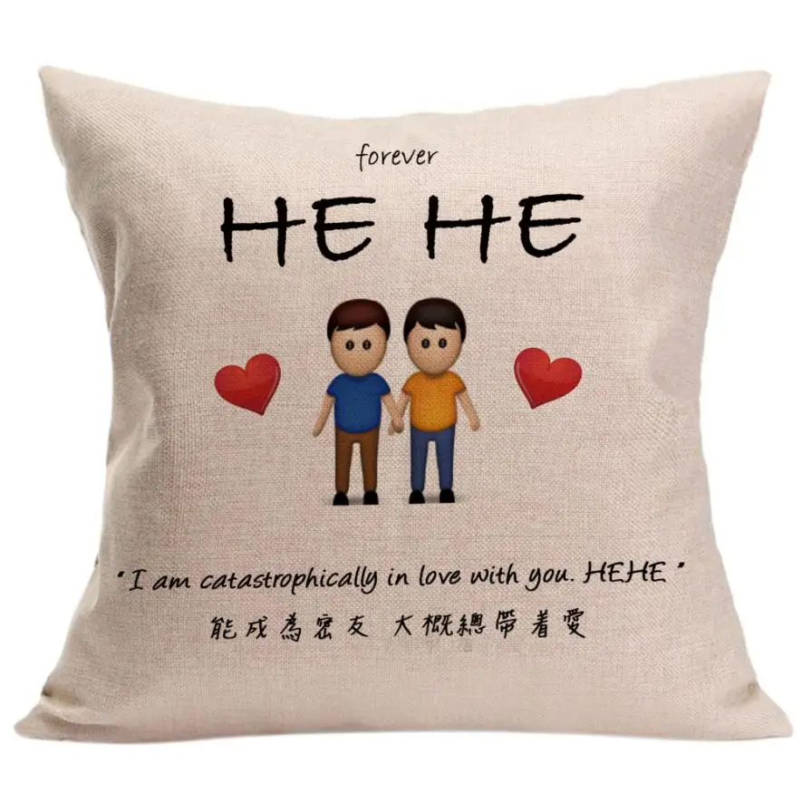 2018 горячая Распродажа модный квадратный чехол для подушки с надписью LOVE на