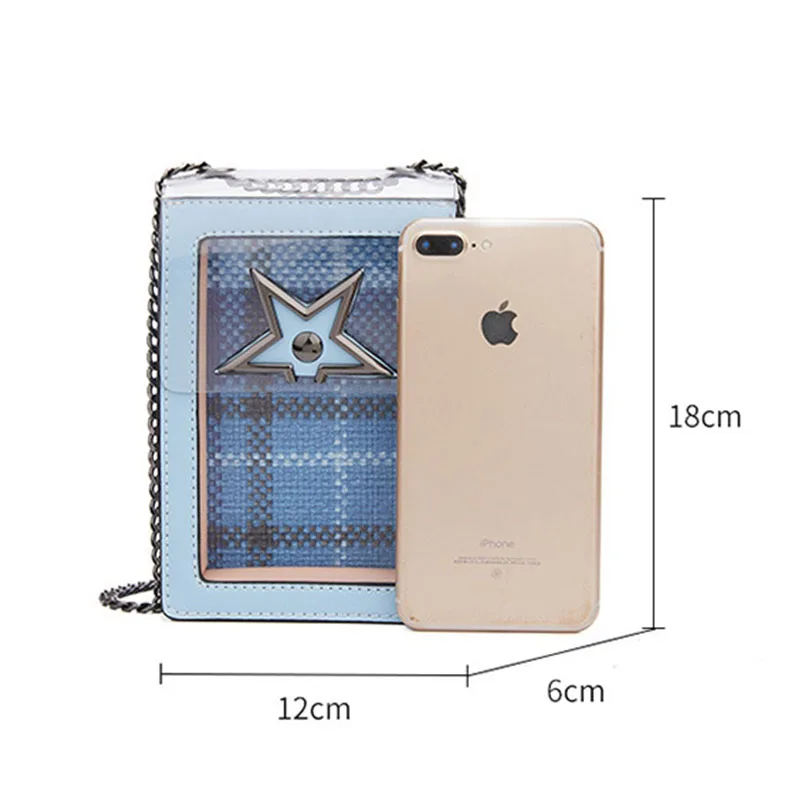 DOYUTIG корейский стиль Для женщин плед из искусственной кожи Crossbody мешки девушка