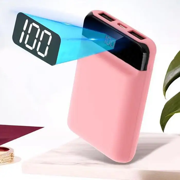 30000 mAh power Bank цифровой дисплей 2 USB портативный зарядный блок питания Тонкий