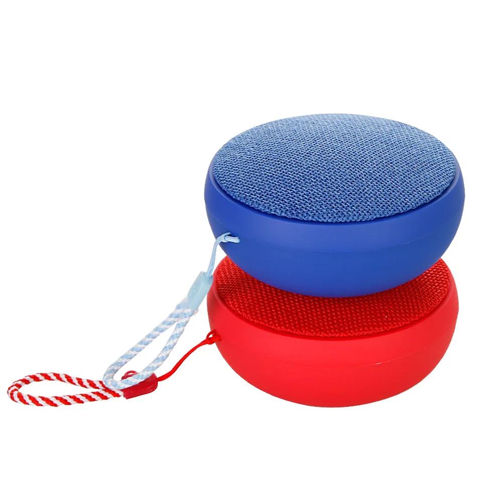 Для Q9 мини портативный Bluetooth динамик Met карты круглый ткань беспроводной Bluetooth пластик открытый аудио