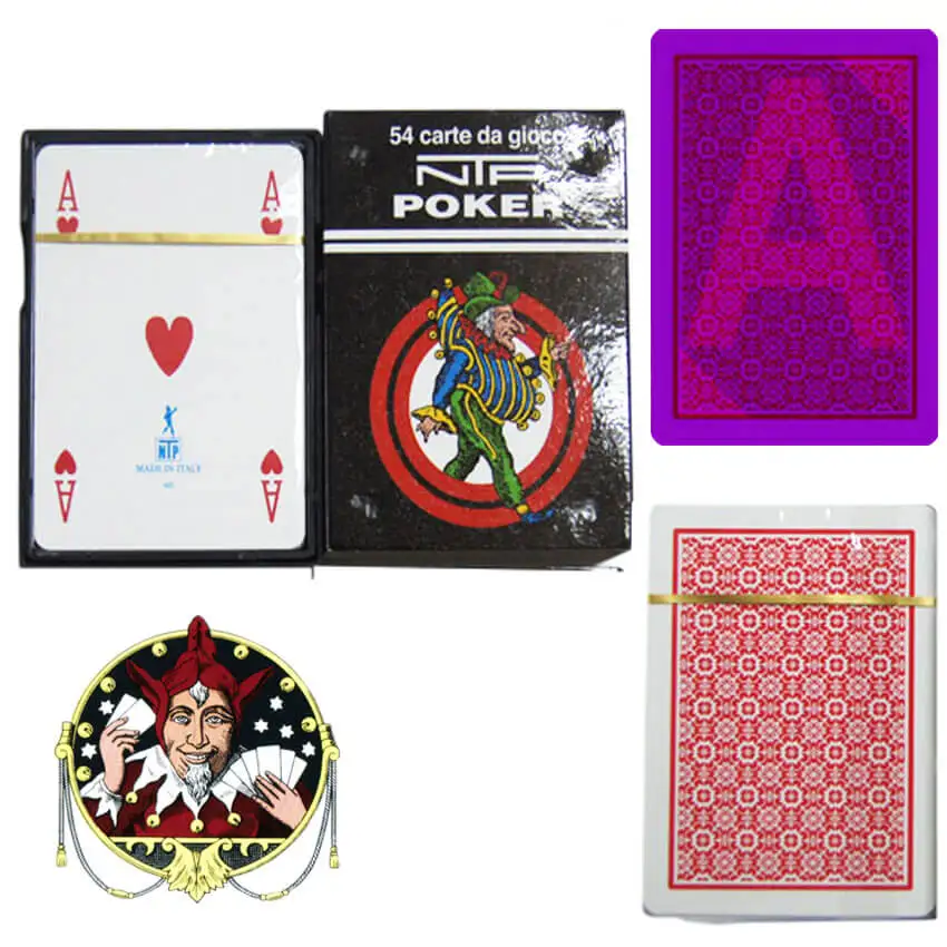 NTP невидимые чернильные маркированные обманывающие покерные красные и синие