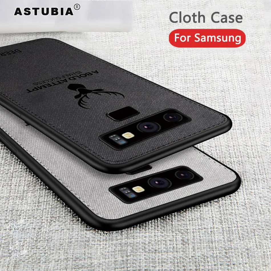 Phone Cover For Samsung S10 Plus Case Cloth Deer Soft Smasung Galaxy Note 9 S9 Coque |