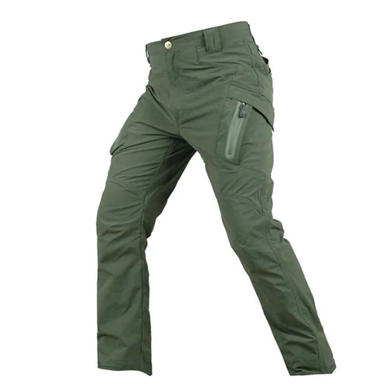Tactical Cargo Pants Men Combat Swat Camo Army Military Cotton Many Pockets Stretch Flexible Man Casual Trousers | Мужская одежда