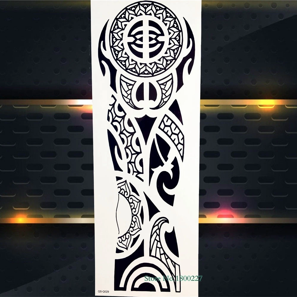 Наклейка на руку с мечом воина священной войны временные тату-наклейки для