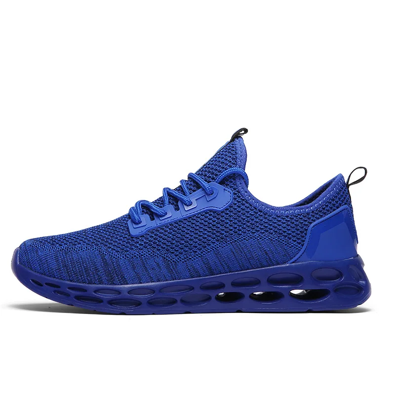 Летняя новая модная мужская обувь для бега Мужская Высокая Повседневная тканая