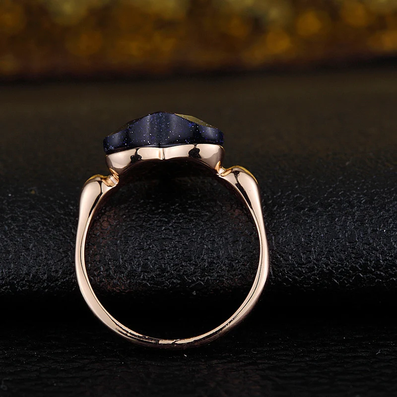 18K позолоченное Кольцо с сердцем Италина Ригант|ring jewelry|crystal ringgold ring jewelry |