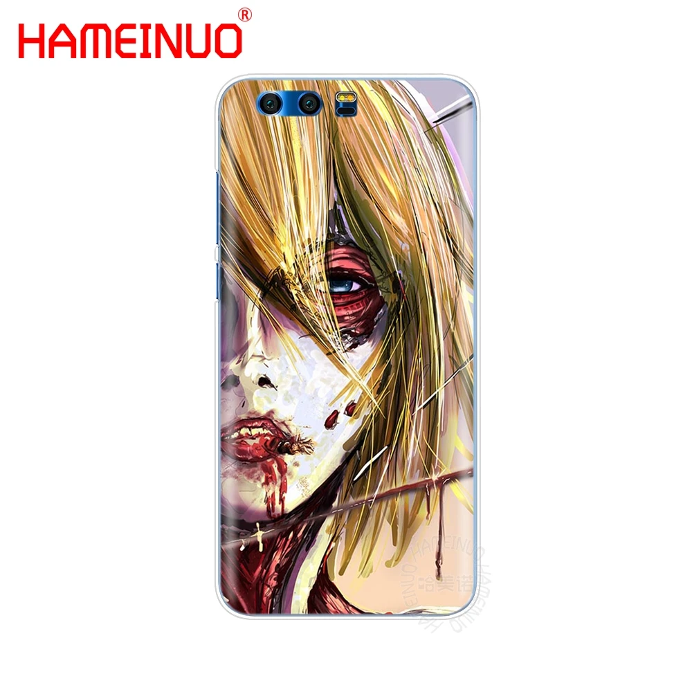 HAMEINUO аниме японский атака на Титанов Чехол для телефона Huawei Honor V10 4A 5A 6A 6C 6X 7X 8 9 NOVA 2