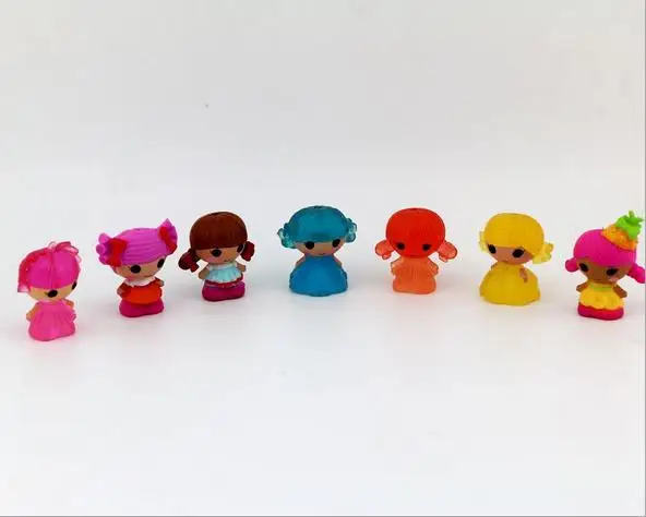 50 шт./лот Мультяшные фигурки Lalaloopsy милые куклы для девочек мини игрушки с