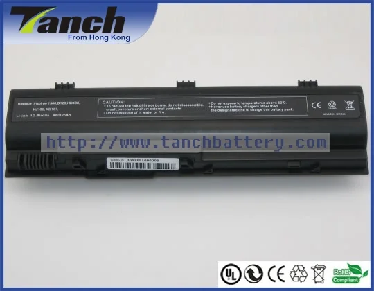 Аккумуляторы для ноутбуков DELL Inspiron 1300 B130 B120 KD186 HD438 312-0416 XD184 TD612 TD429 UD535 Latitude 120L 11 1 V 12