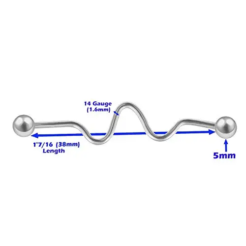 MODRSA 1 шт. туннели из нержавеющей стали с заглушками для ушей анодированная
