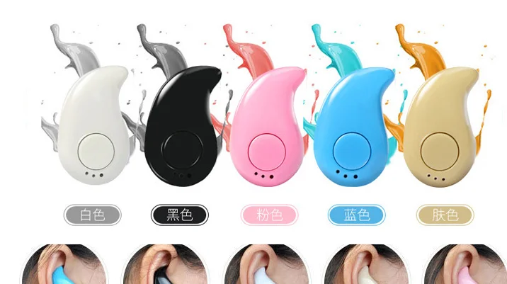 Беспроводные наушники Bluetooth с микрофоном мини невидимая гарнитура MP3 стерео звук