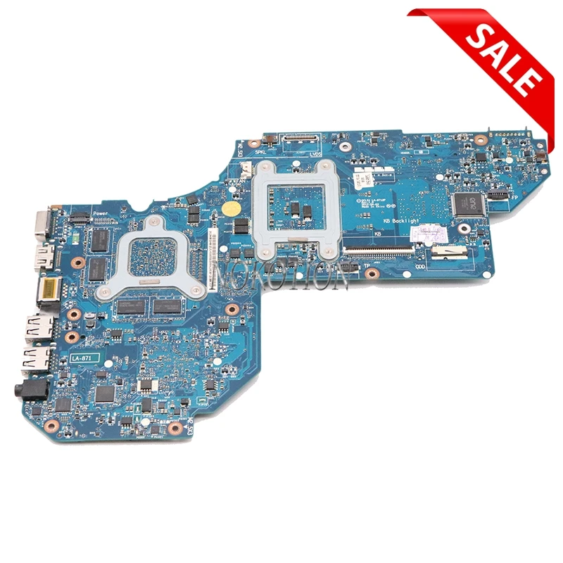 NOKOTION 687229 501 001 QCL51 LA 8712P материнская плата для ноутбука hp павильон M6 1000 разъем FS1 HD7670M