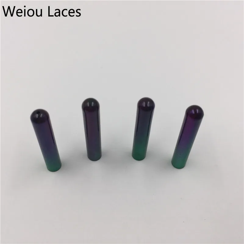 Weiou 4 шт. 1 комплект 3 8x22 мм фиолетовые зеленые бесшовные окрашенные металлические