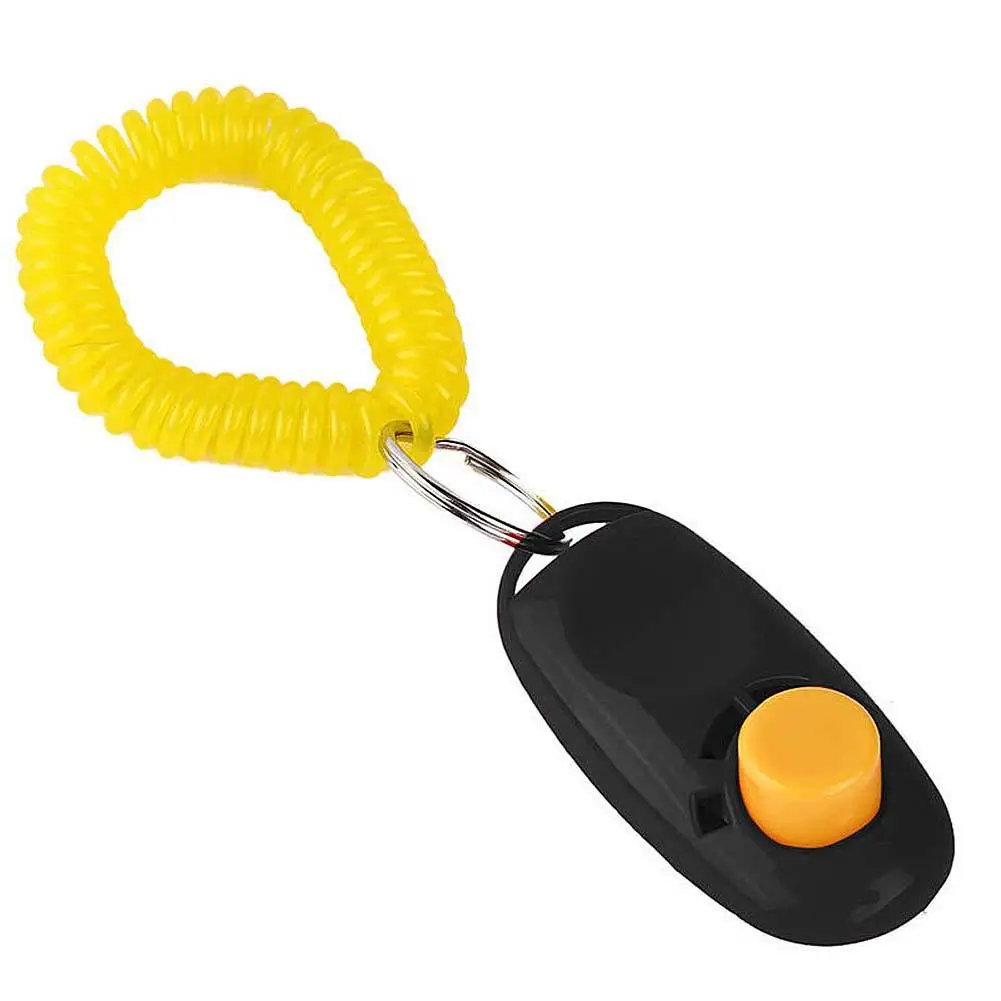 Универсальный тренировочный кликер для животных + ремешок на запястье легкий вес
