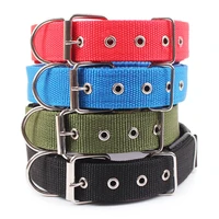 solid dog collars nylon dog collar for small medium large dogs teddy keji pitbull bulldog beagle