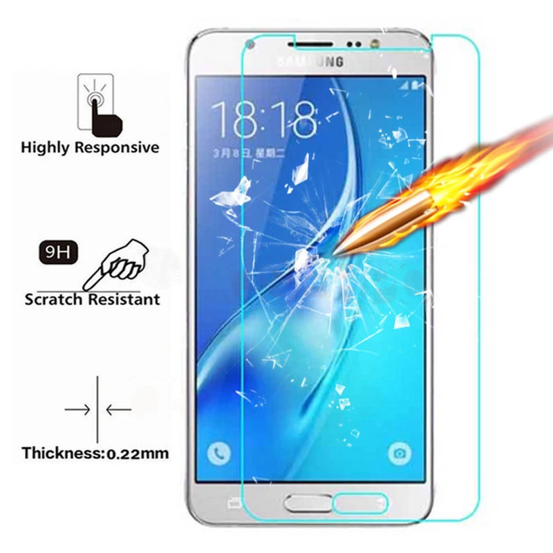 0,22 мм закаленное Стекло на samsung Galaxy A3 A5 A7 J3 J5 J7 J330 J530 J730 Экран из закаленного стекла 9H защитная пленка