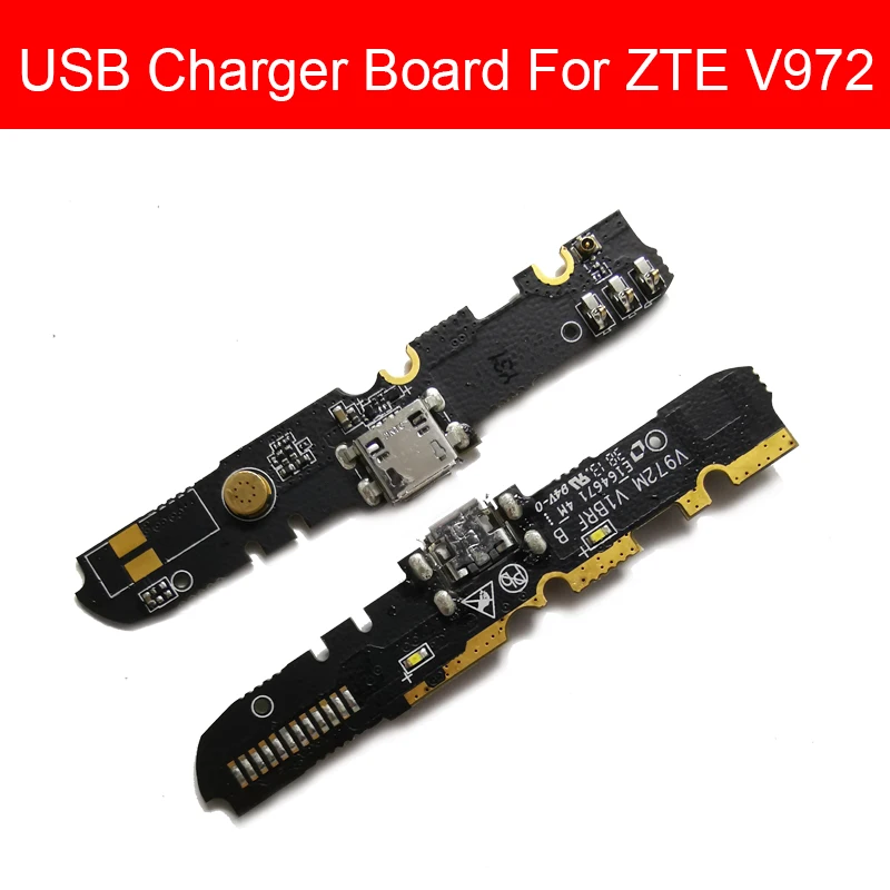 Плата для зарядки микрофона и USB ZTE V972 usb-разъем зарядного устройства