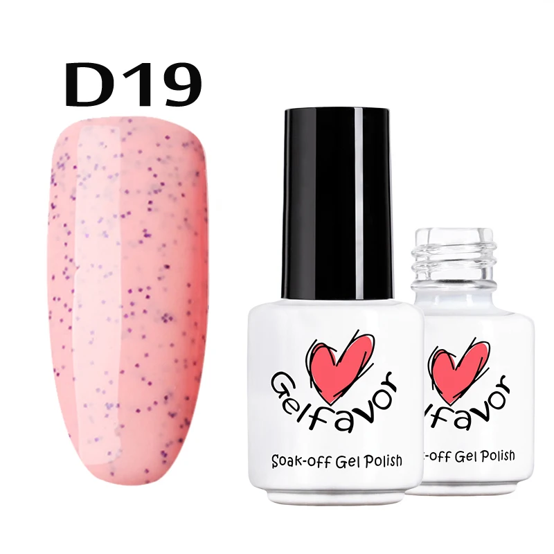 Gelfavor pretty candy color Series 7 пилка для ногтей No.01-24 Цветной Гель-лак УФ светодиодный лак