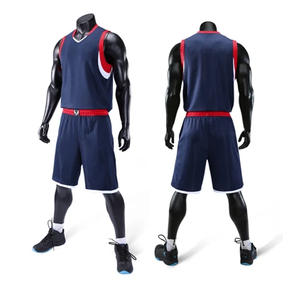 JY179 navy Новинка, баскетбольные майки, набор, мужские баскетбольные майки, форма для женщин, тренировочная майка с принтом - Цвет: JY179 navy