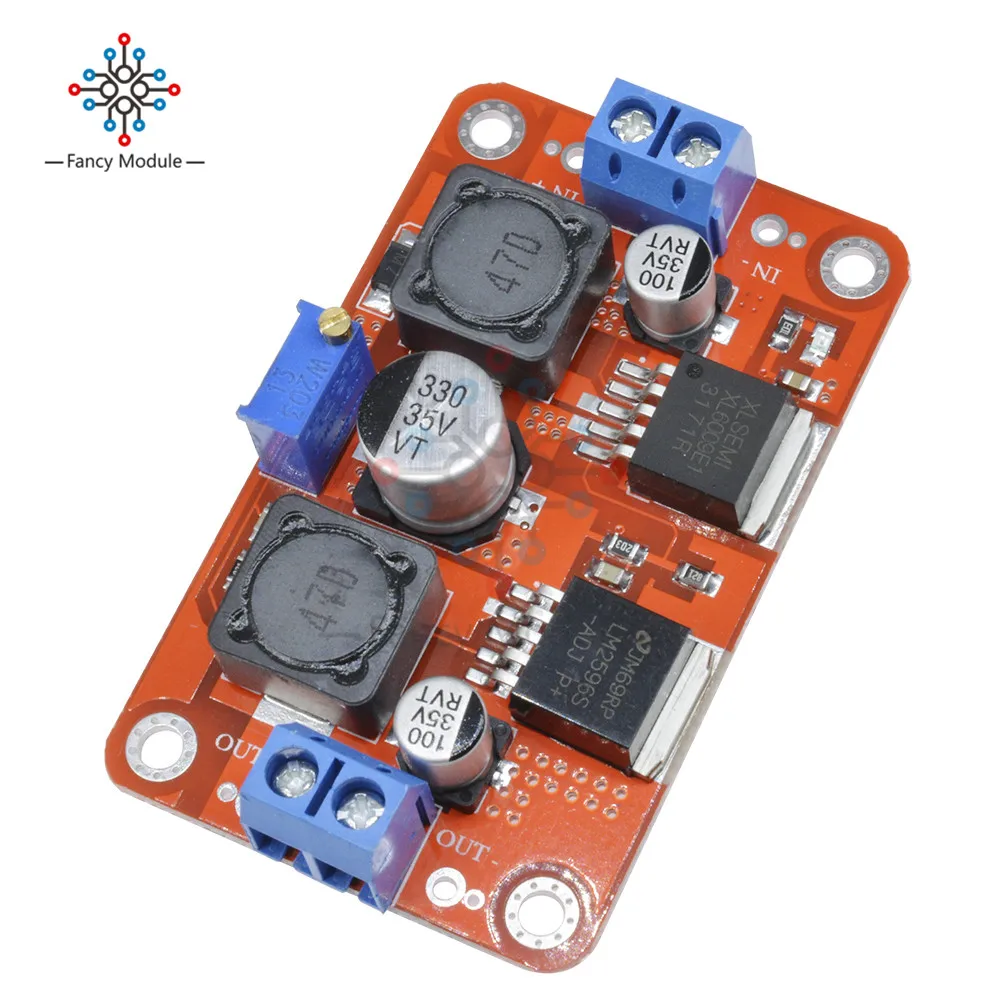 Автоматический понижающий модуль преобразователя Напряжения XL6009 LM2596S|module