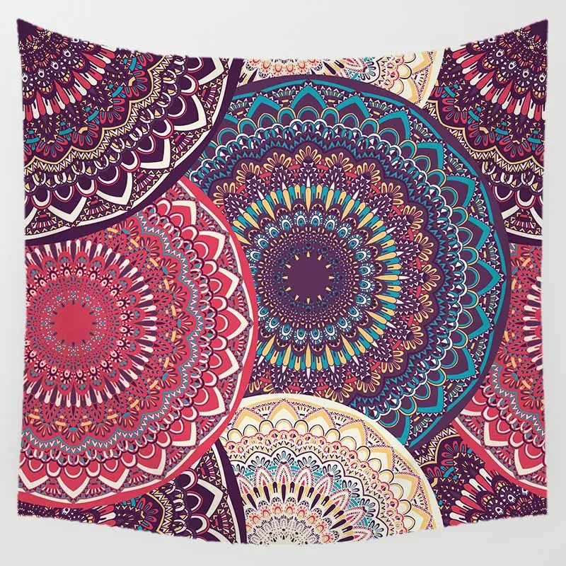 

Unicorn tapestry mandala hello summer wall art tapestry bedroom large square tapestries size 1750mm*1750mm