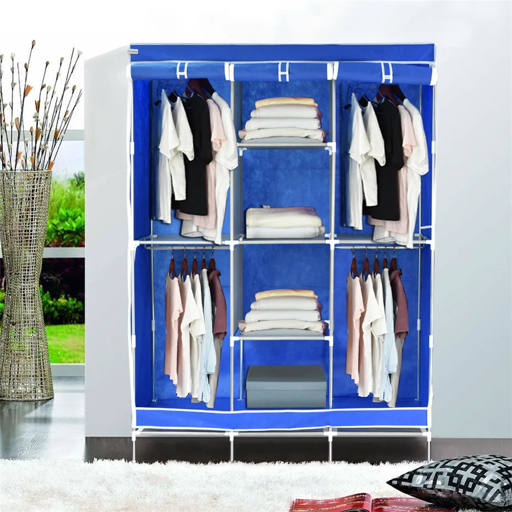 Finether портативный органайзер для хранения шкафа Тканевый шкаф холст домашняя