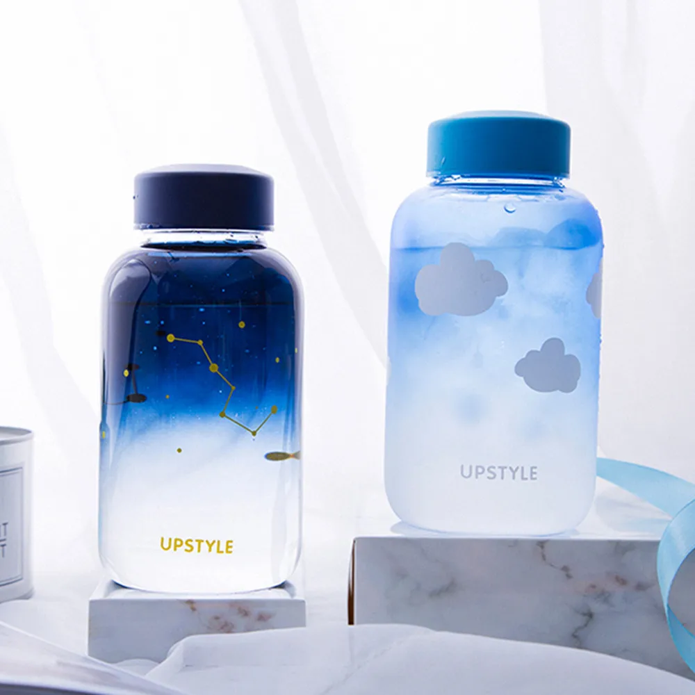 Upstyle эко Симпатичный мини Спорт Портативный Стекло воды сок бутылочек с широким