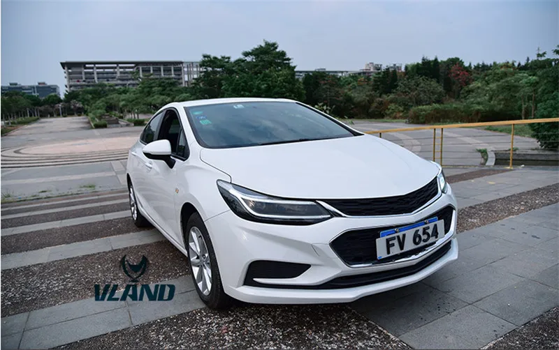 VLAND Заводская Автомобильная фара для Cruze светодиодный головной светильник для Cruze головной светильник с светодиодный seqential/светодиодный движущийся сигнал с HID
