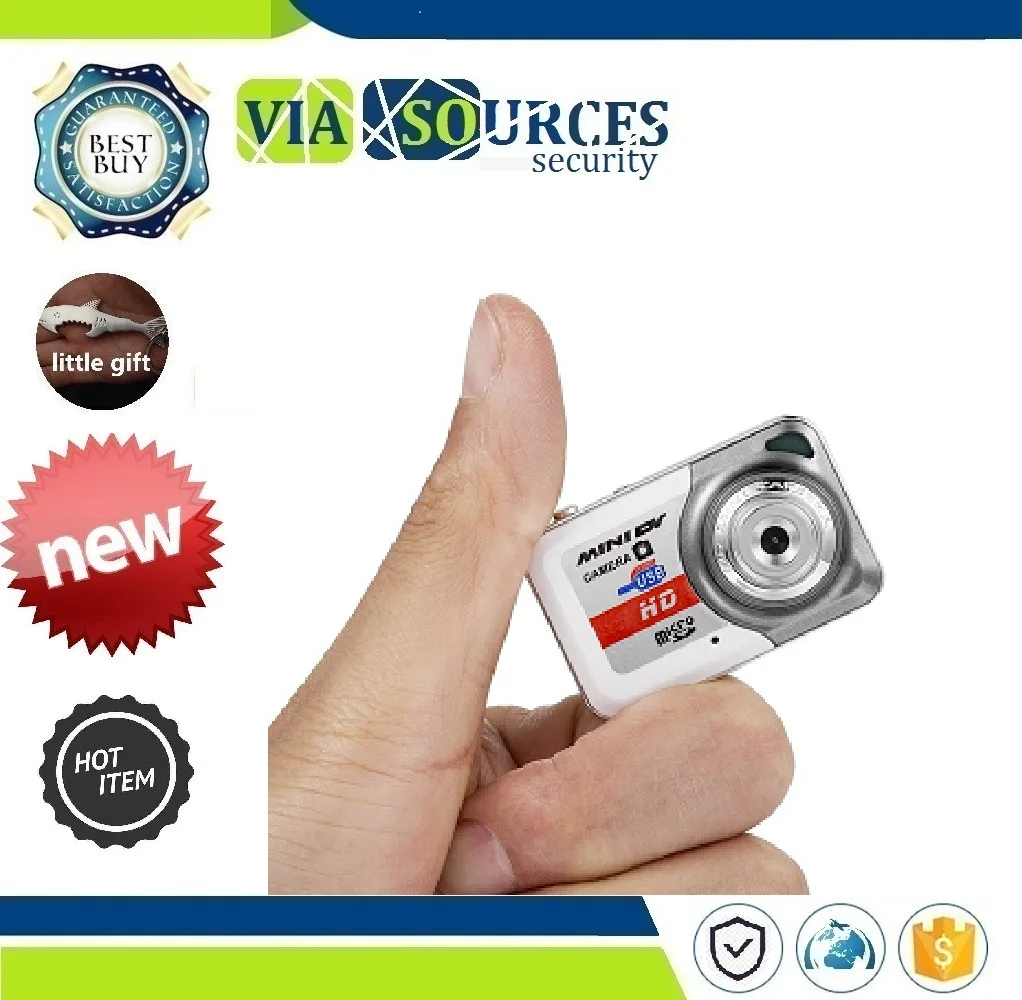 Video Recorder Digital Small Cam Support TF Card Micro Secure Memory HD 1280*720 Ultra Portable Mini Camera | Безопасность и