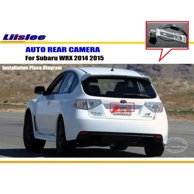 Автомобильная задняя камера для Subaru WRX 2014 2015/задняя парковочная камера/HD CCD RCA NTST